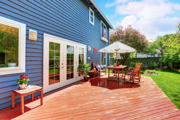Blue Siding Installation in Sparks